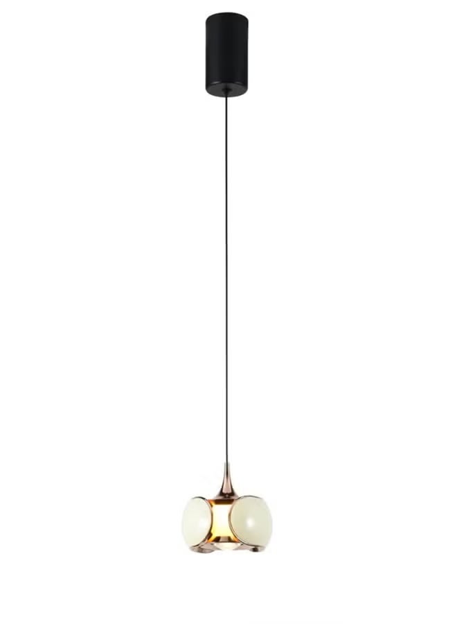 BUY4LESS Modern Lighting, Single pendent, Light, Minimal design for bed side, gold pendent, 10x12x200 cm, Suitable for bedside, mirror side, coffee shop, Adjustable height - Image 1